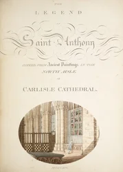 Les antiquités de la cathédrale Sainte-Marie de Carlisle, dessinées par Robert Carlile, 1795